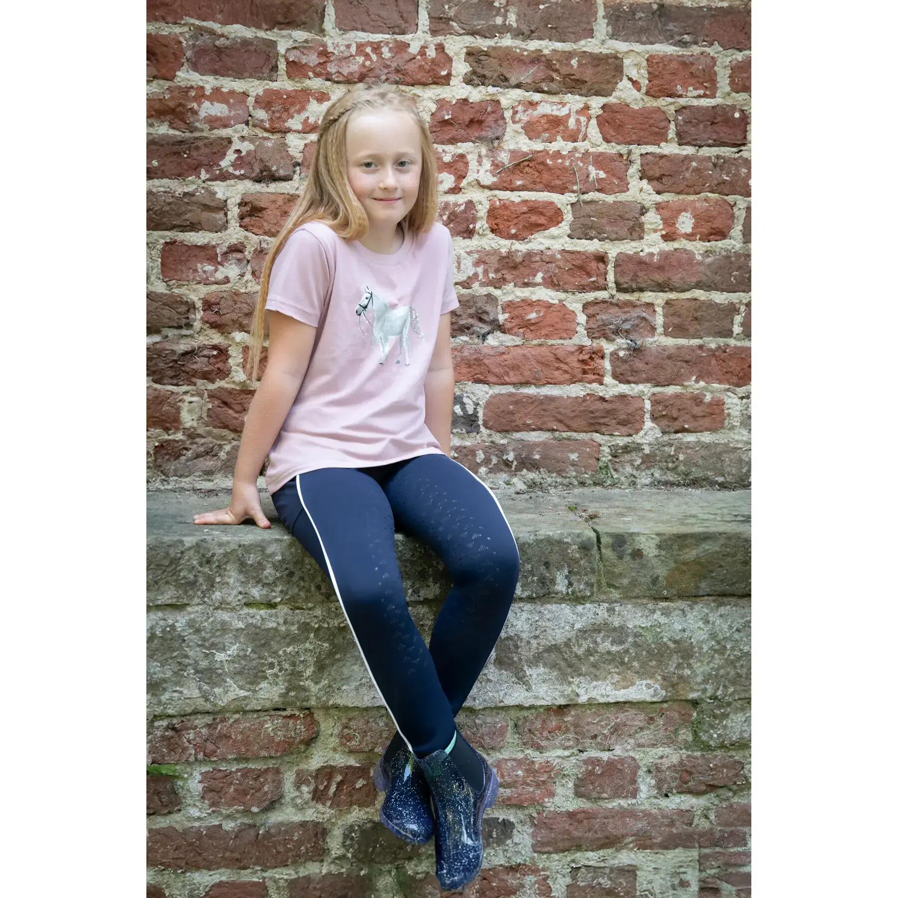 T-Shirt Mädchen HKM Kids Sparkle 3/5