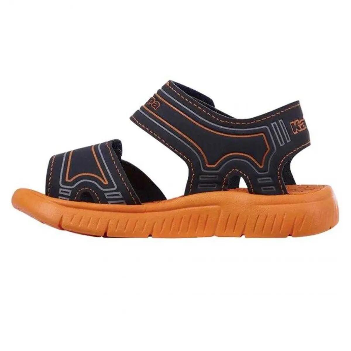 Kinders/Kids Kaleo sandalen (Marineblauw/Oranje) 3/6