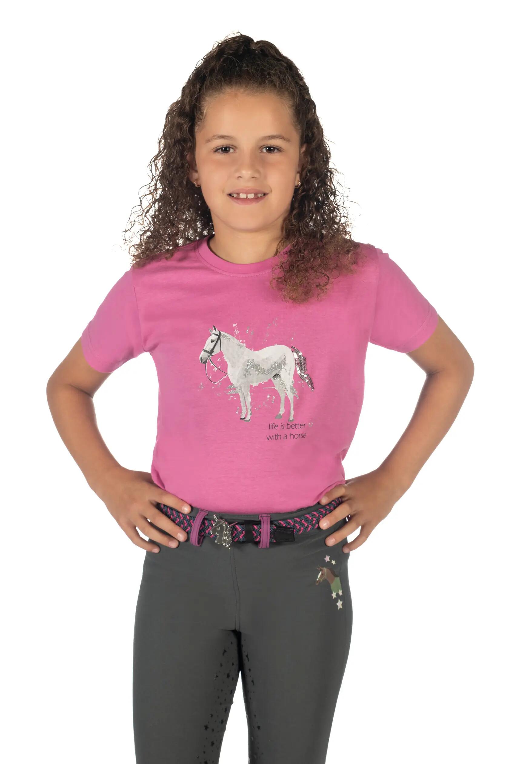 T-Shirt Mädchen HKM Kids Sparkle 2/7