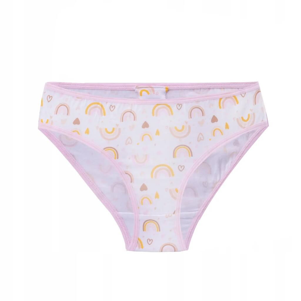 Girls Nelly Rainbow Briefs (Pack of 2) (Cherry Blossom)