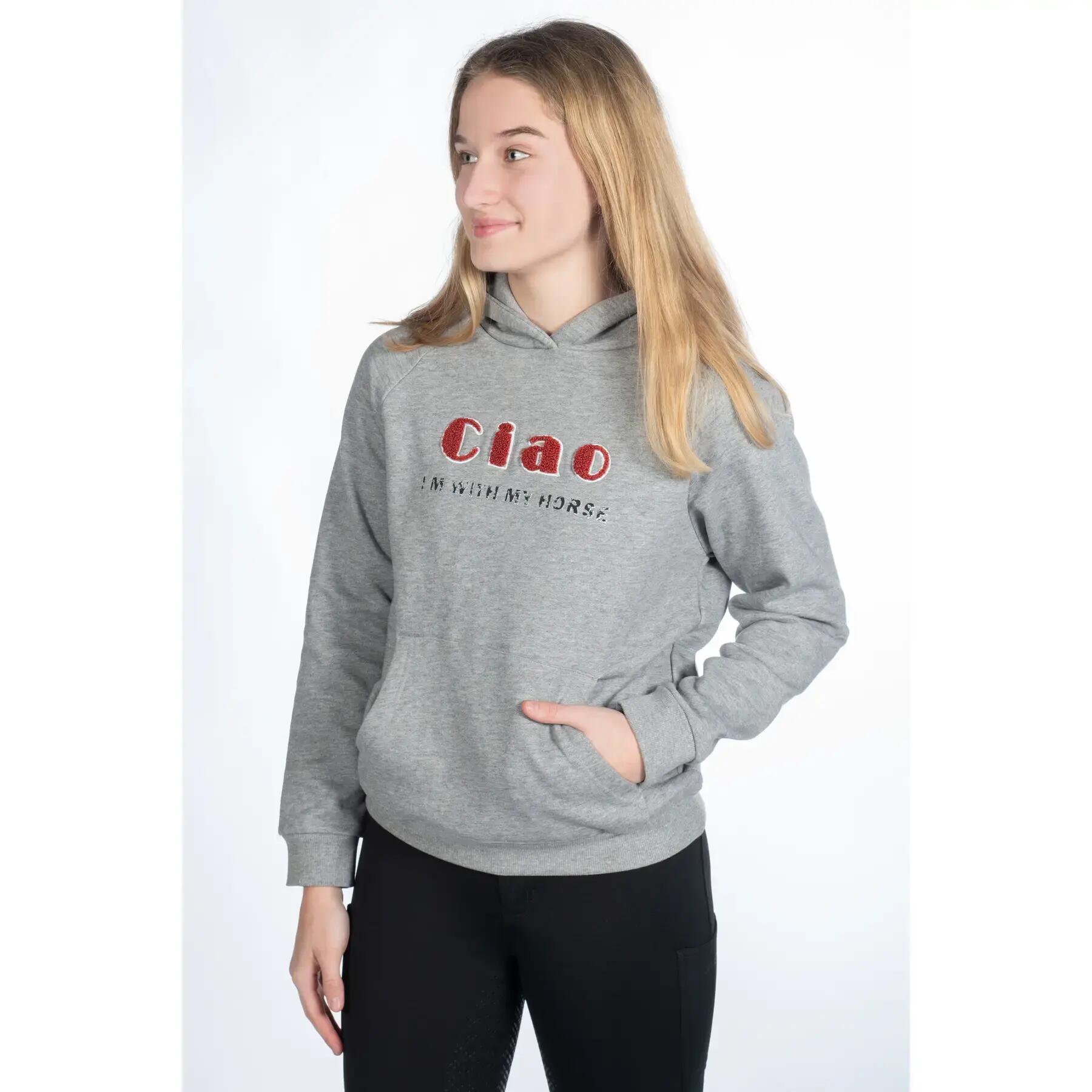 Sweatshirt à capuche fille HKM Kids Ruby 4/5