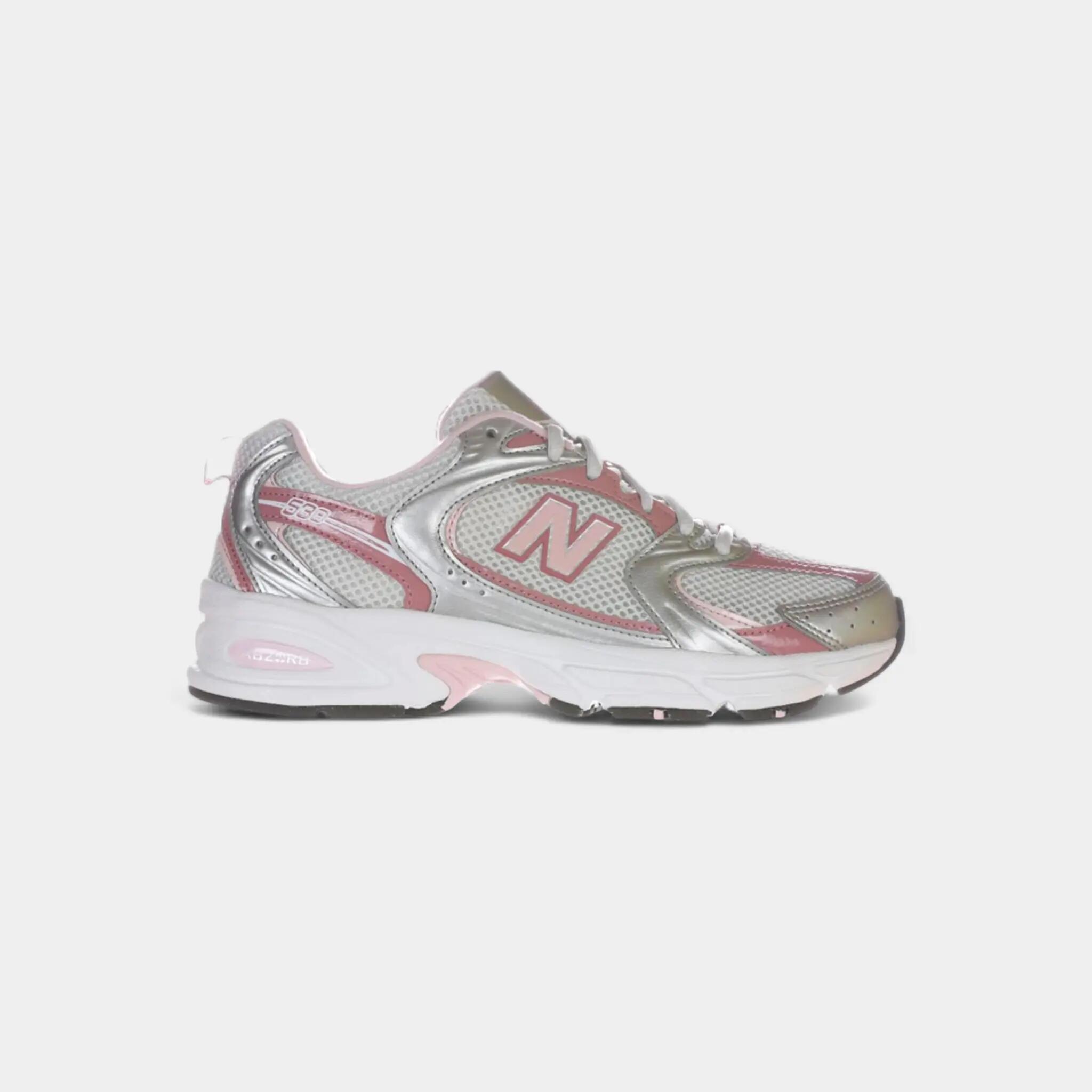 New Balance 530 Silver Metalic Rosewood 1/2