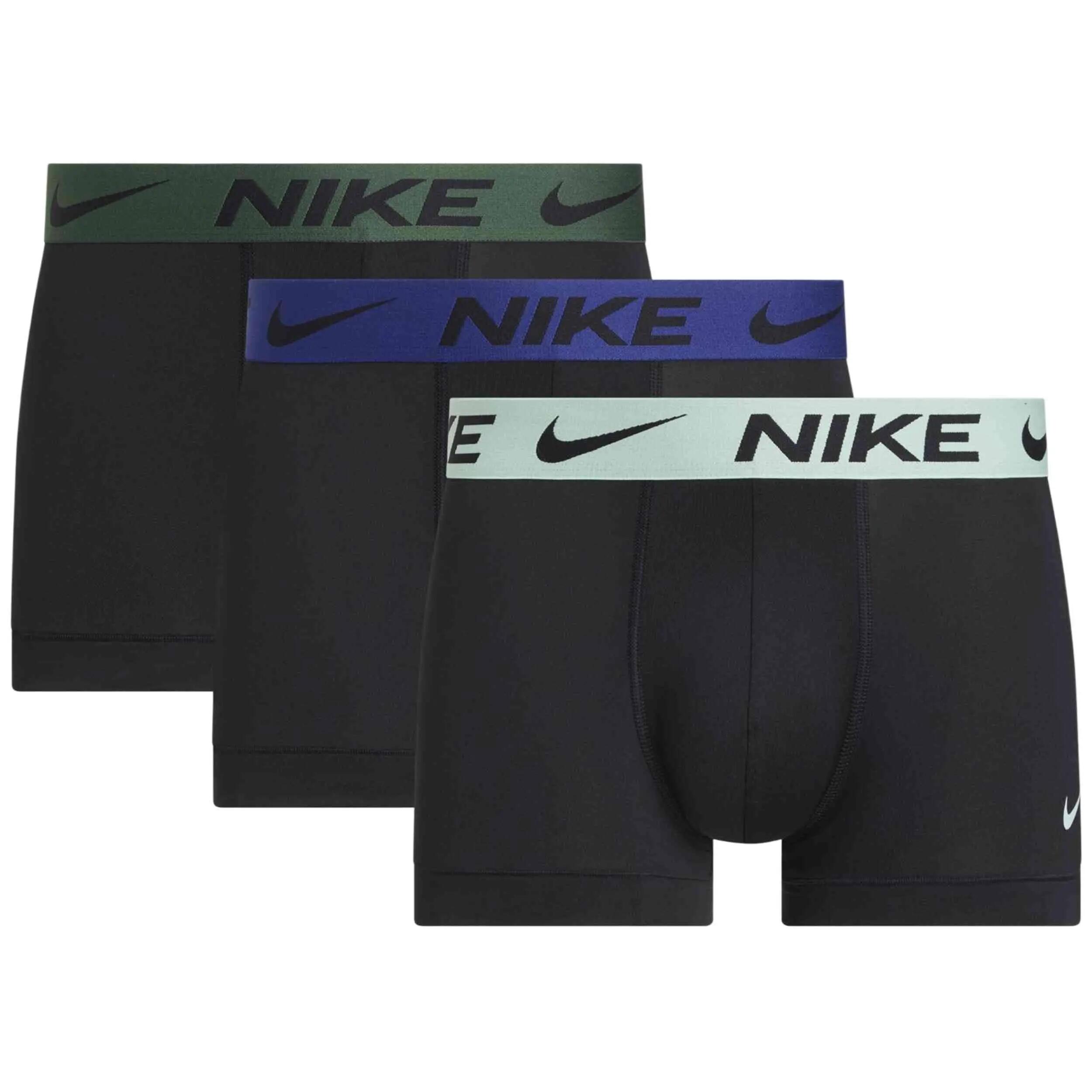 Confezione di boxer Nike modello Bóxer Nike Trunk Logo negro verde az per uomini 1/1