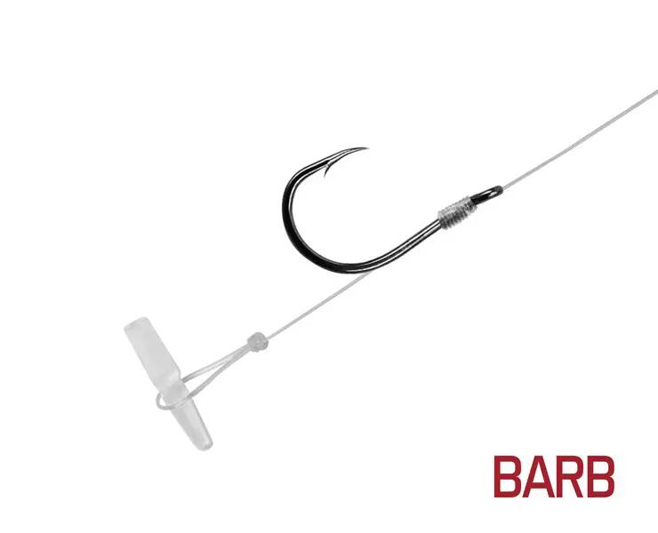 Bajo de línea feeder Proxi 8 Quickstop / 6 unidades | 8cm / 0,22mm / BARB #6 2/3