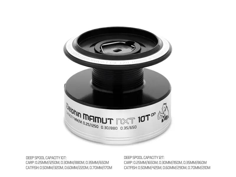 Mulinello a bobina profonda MAMUT NXT 10T DP | Alluminio 5/7