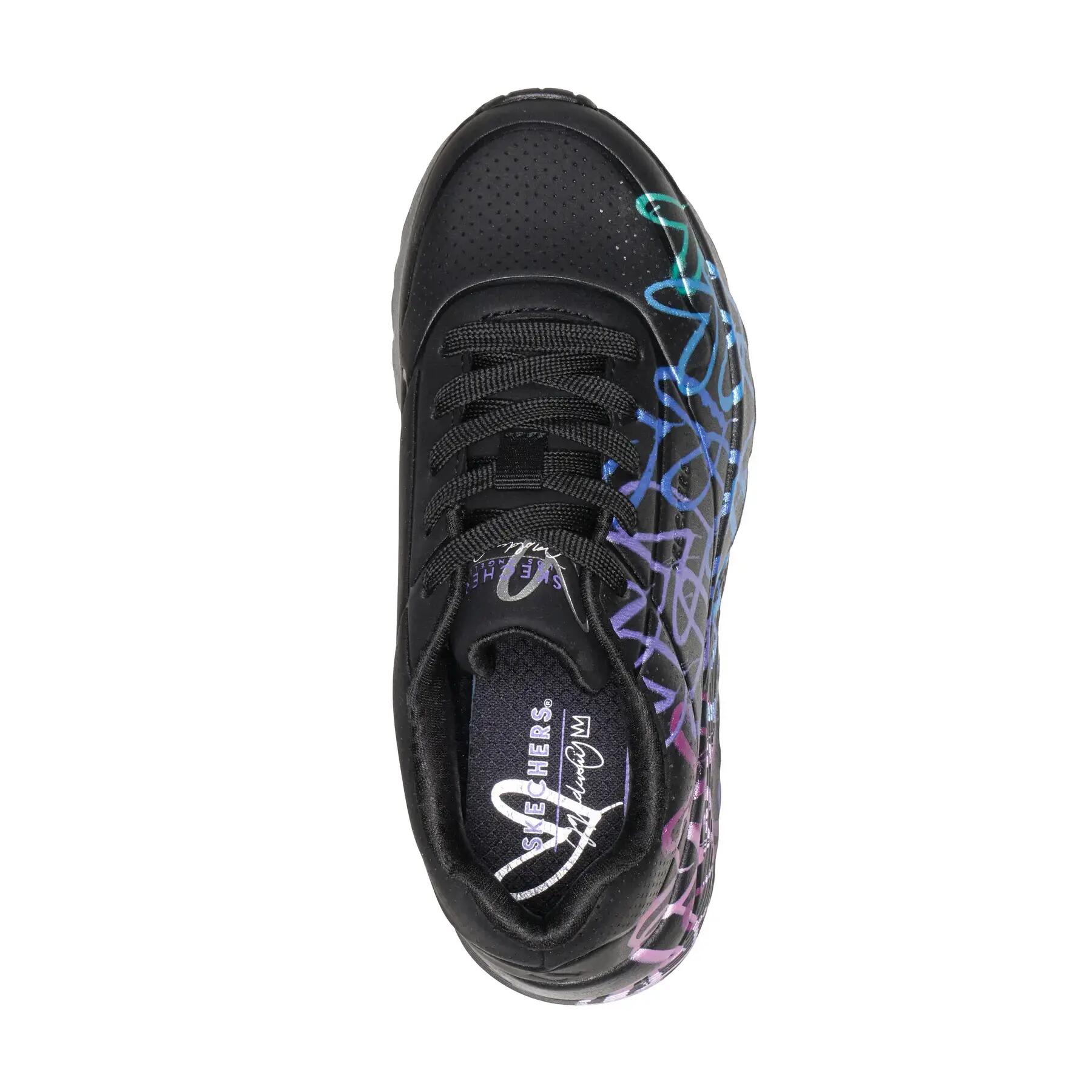 Baskets fille Skechers Uno Lite Metallic Joy 4/5