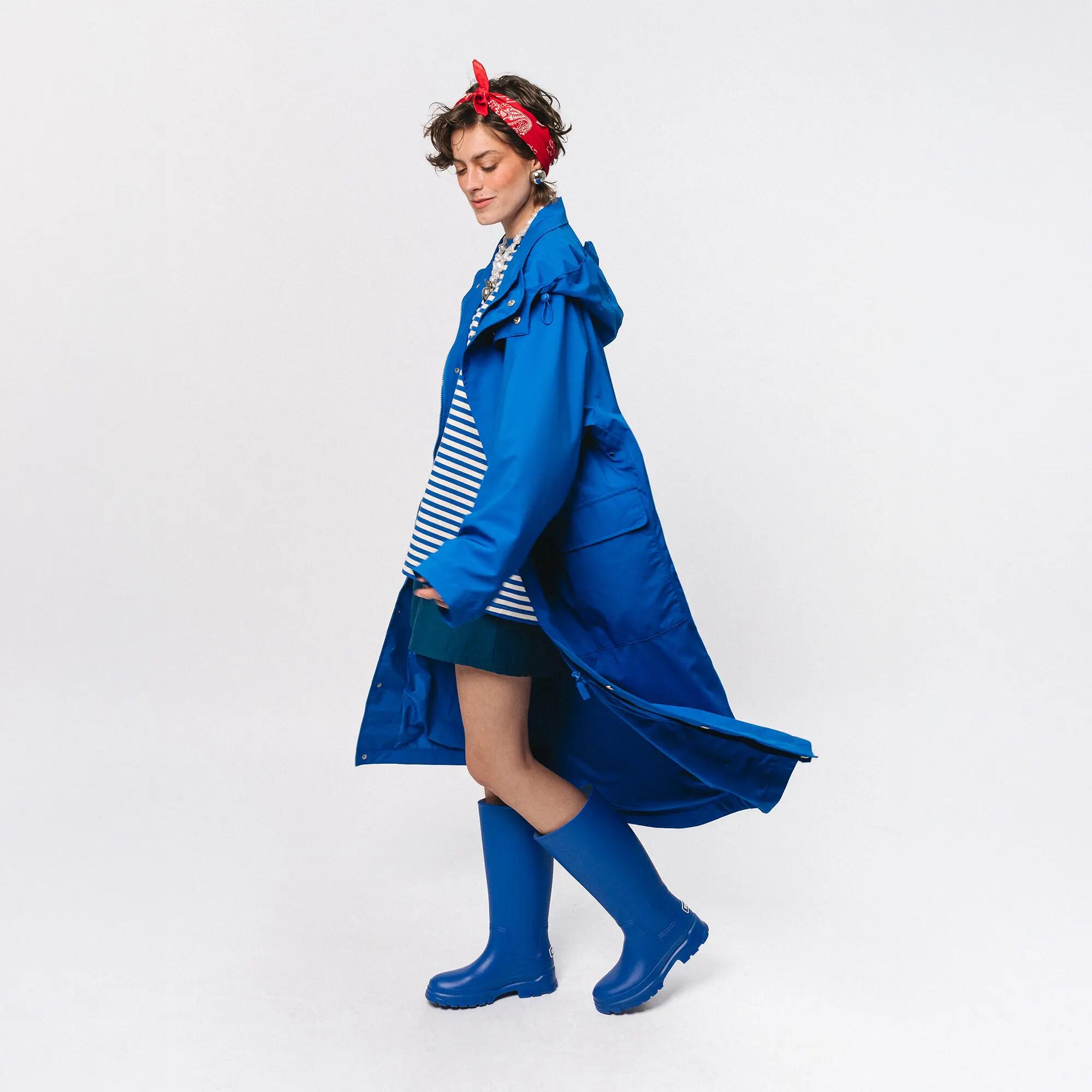 Bottes de Pluie Femme Étanche Bleu – Bottes en Caoutchouc Kubota 7/7