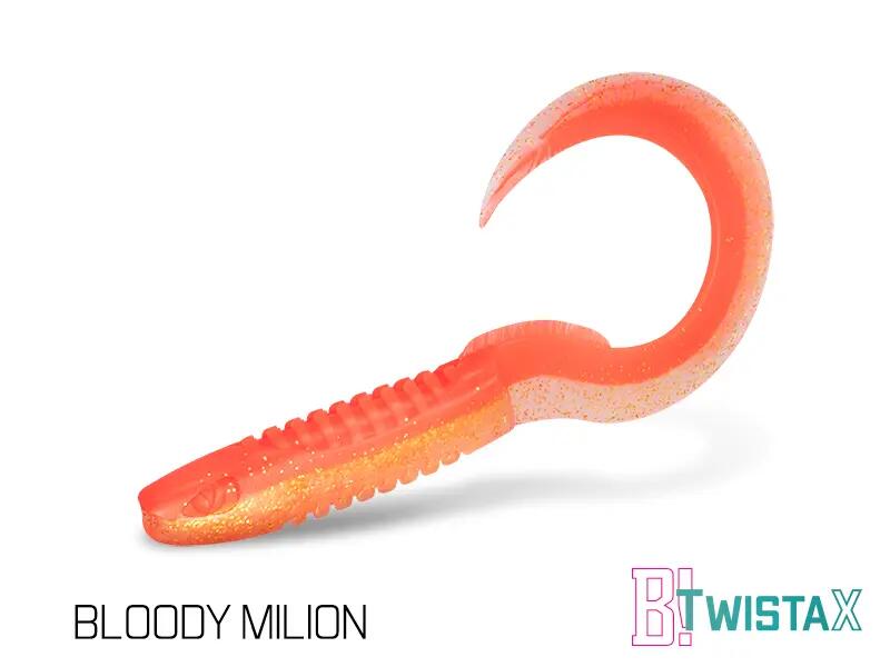Soft shad TwistaX Eeltail UVs / 5pz 7/7