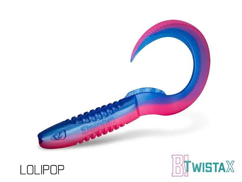 Soft shad TwistaX Eeltail UVs / 5pz 6/7