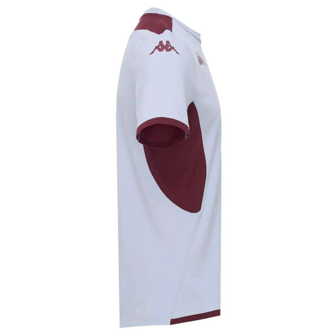 Mokibo Union Bordeaux Bègles Kappa T-shirt Voor Volwassenen Grijs 3/3