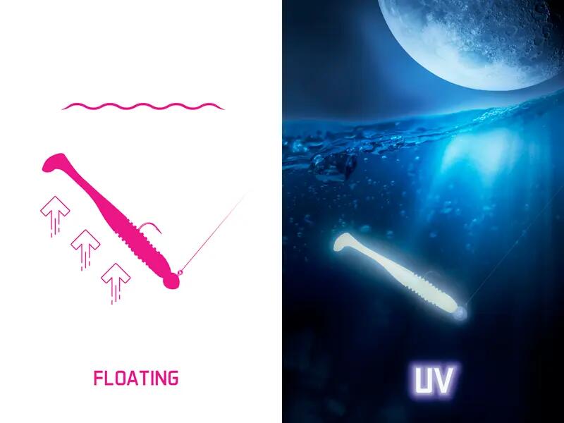 Esca artificiale ZANDERA FlexiFLOAT UVs / 5pz | 12cm/LOLIPOP 3/7