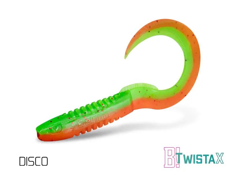 Soft shad TwistaX Eeltail UVs / 5pz 3/7