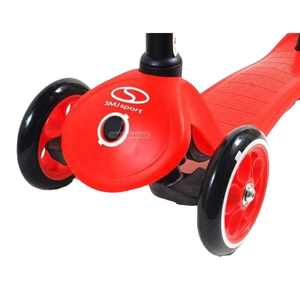 Trottinette Motif/style 3 Roues (Rouge) 4/6