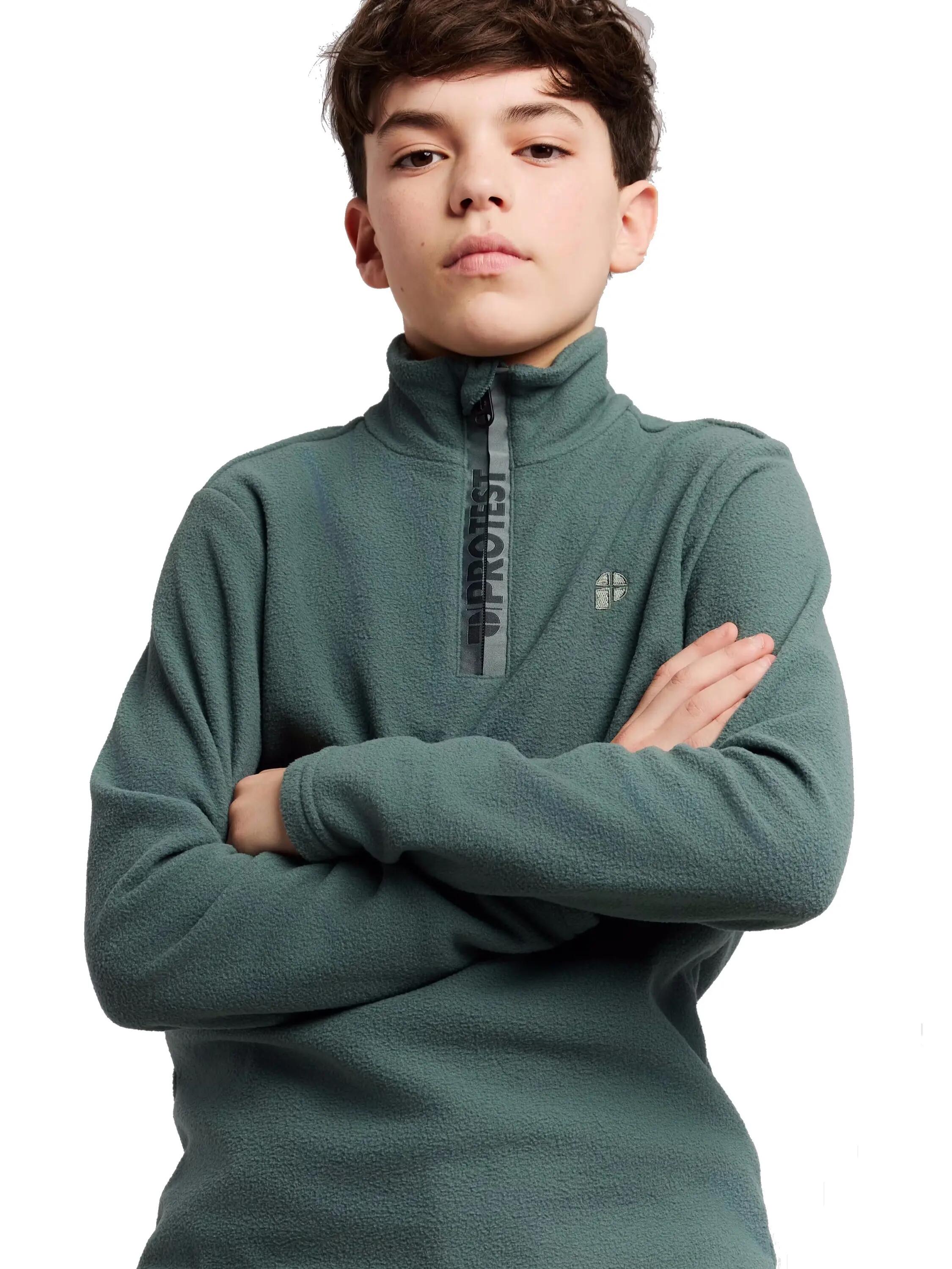 PROTEST Protest Kinder Fleece Reperfecty Evergreen 3/4