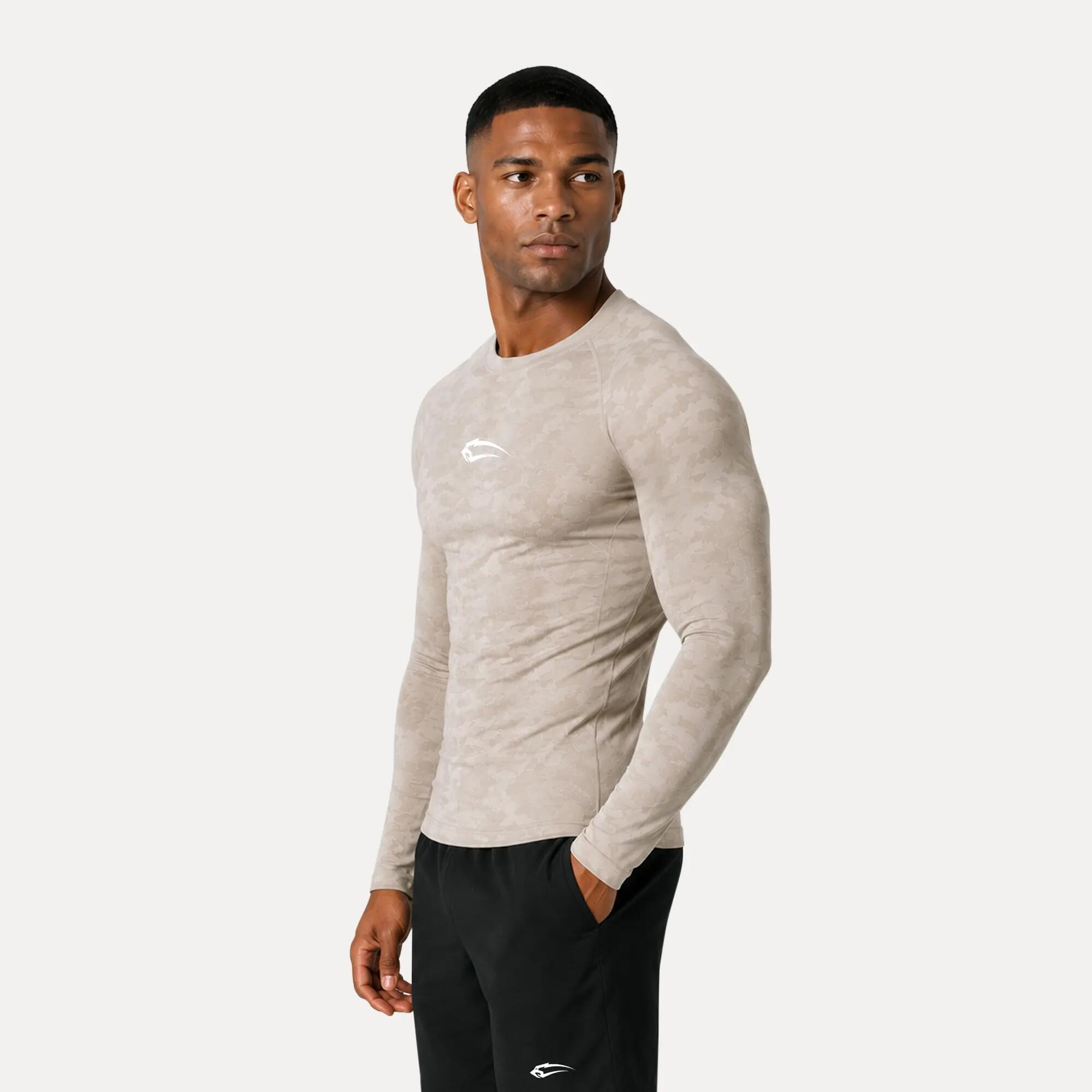 Herren Longsleeve Varek Creme 2/6