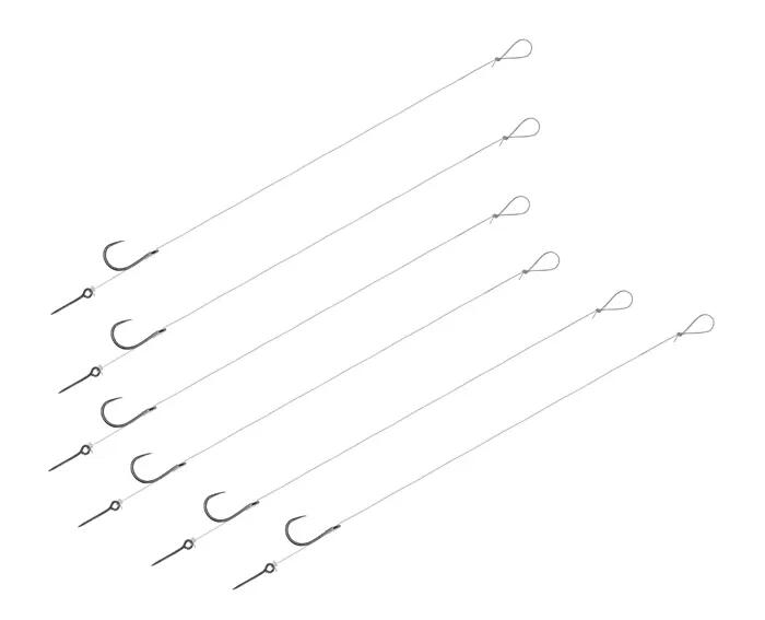 Bajo de línea feeder FLR Sting / 6unidades | 8cm/#6 SM/5mm 3/3
