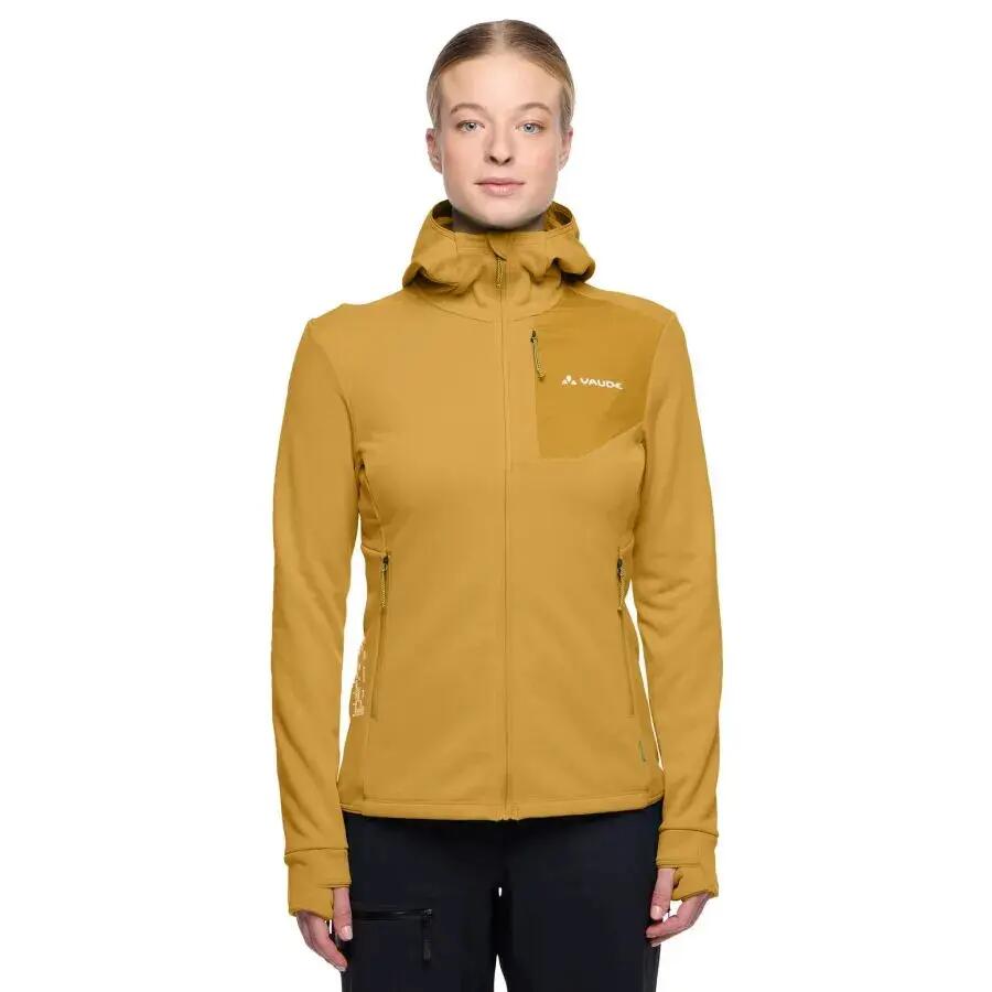Pile con cappuccio da donna VAUDE Monviso III 3/4