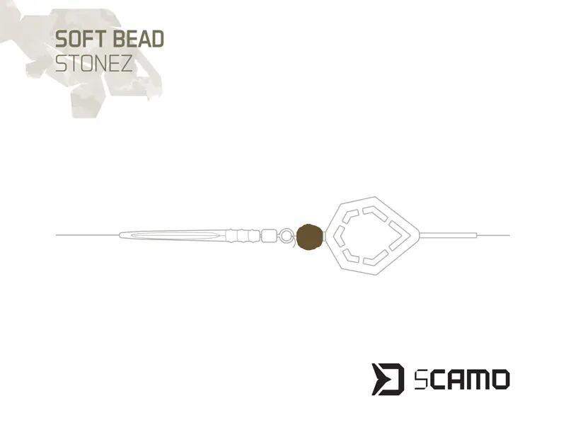 Perline salvanodo sCAMO STONEZ / 60pz | 5mm 3/4