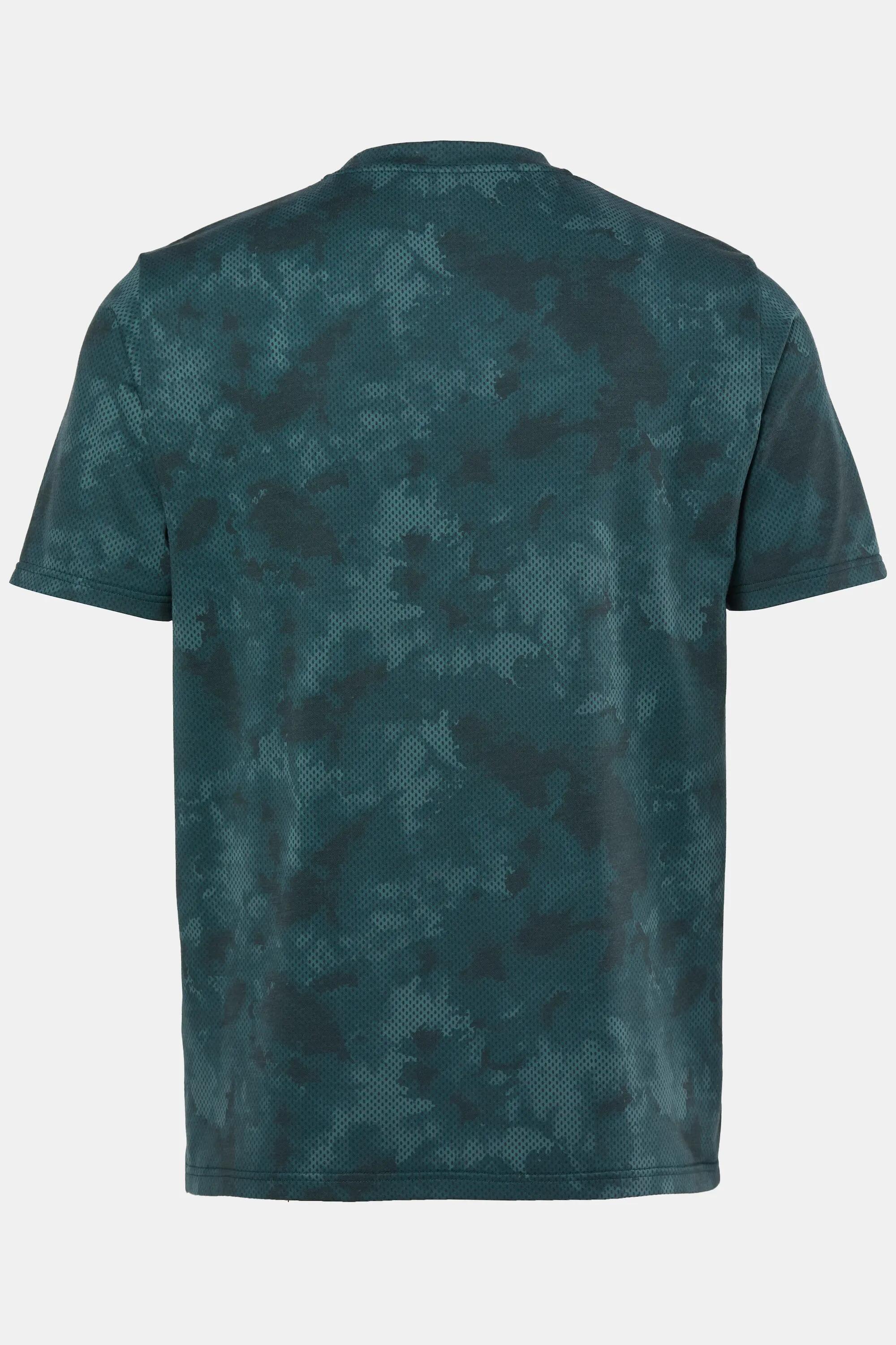Herren T-Shirt Fitness Halbarm Camo-Print QuickDry bis 7 XL 4/7