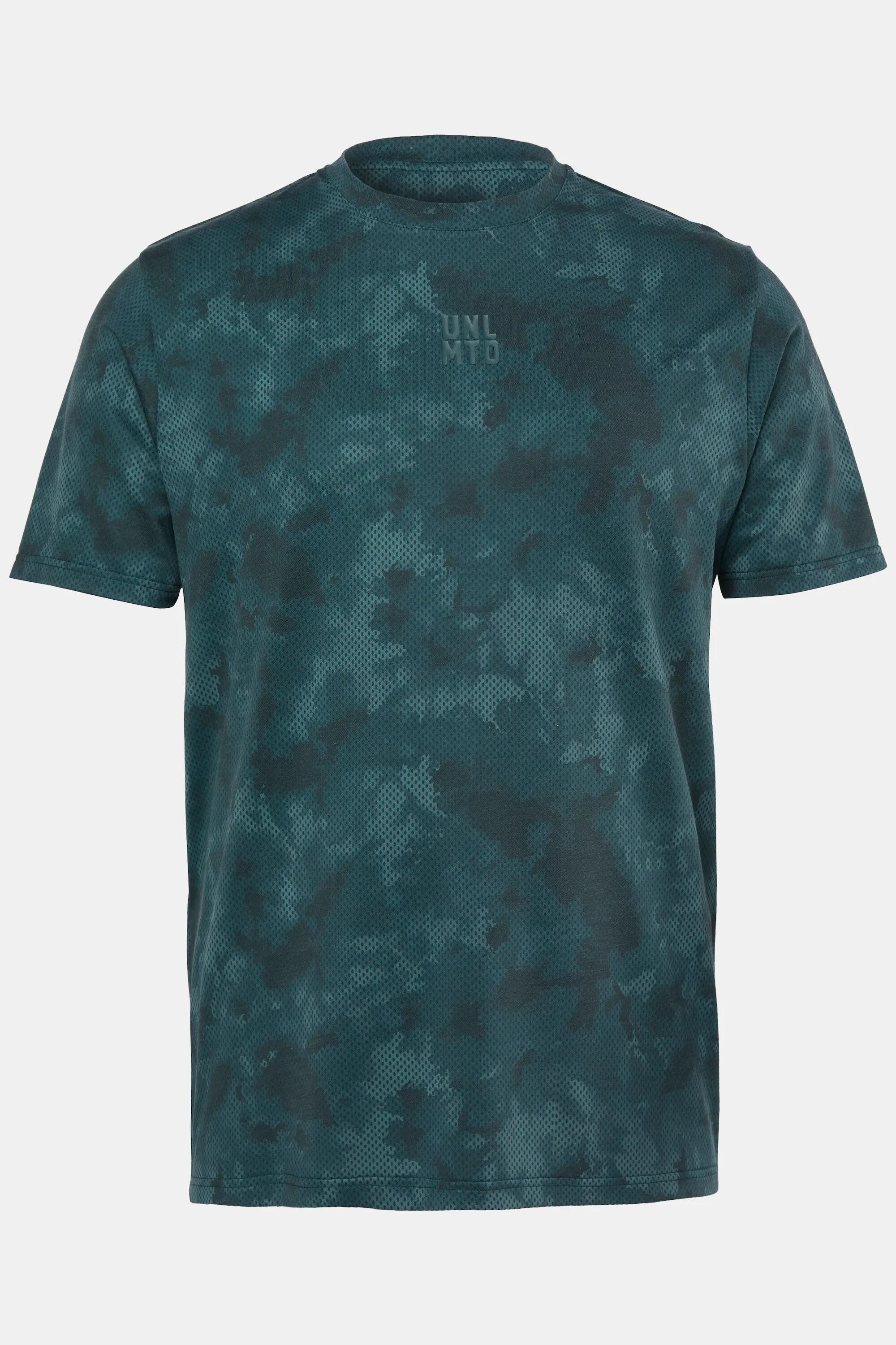 Herren T-Shirt Fitness Halbarm Camo-Print QuickDry bis 7 XL 3/7