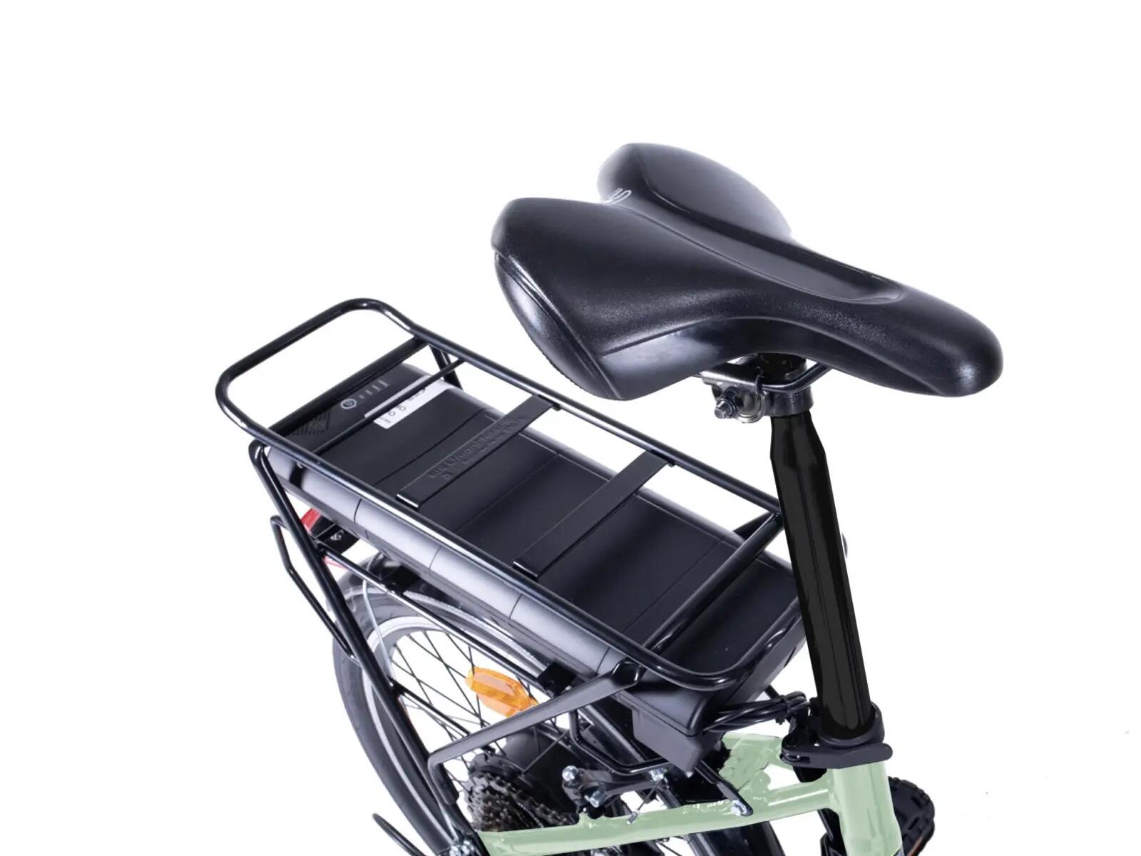 Vélo pliable Villette le Pliage, vélo électrique 10.4, vert menthe 4/4