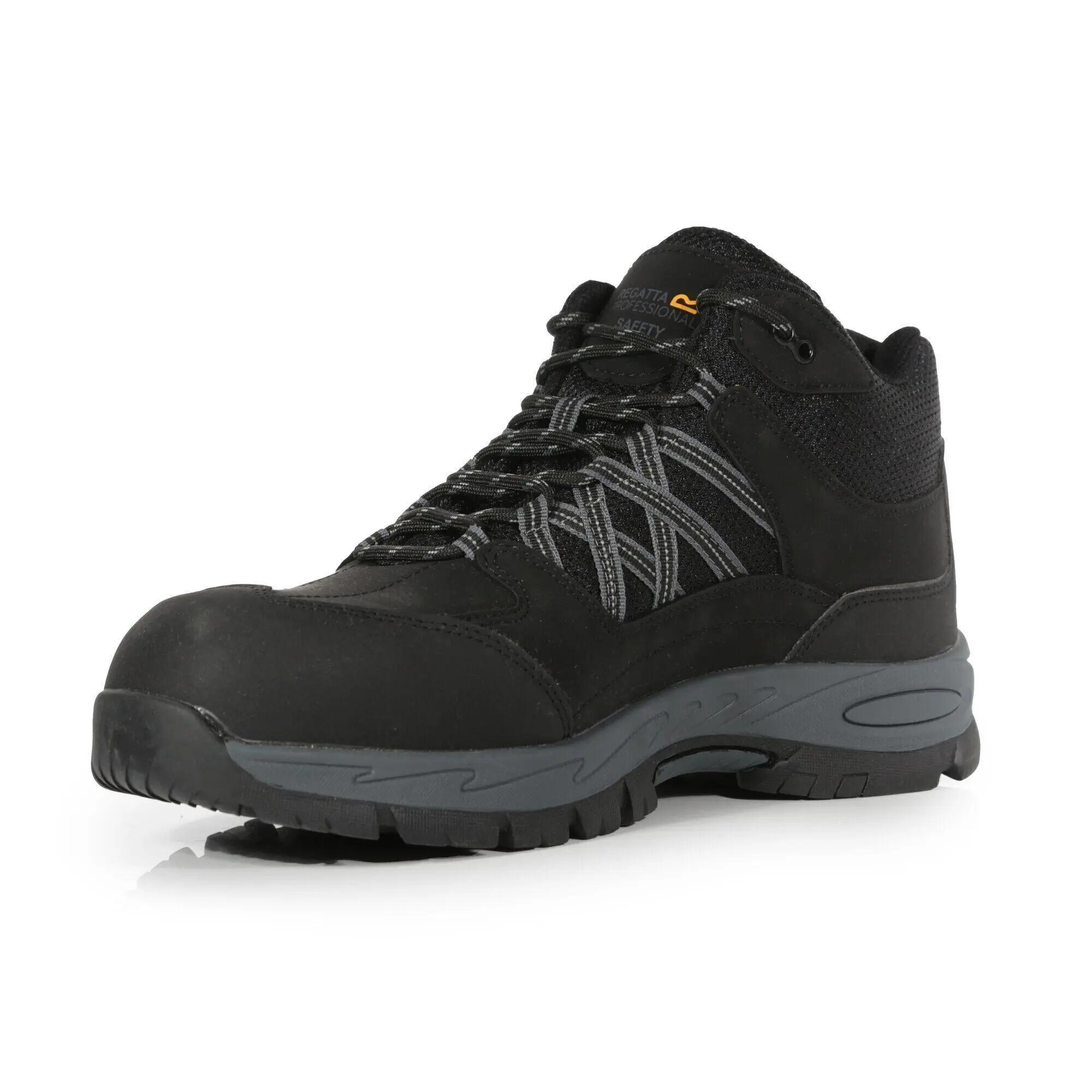 Scarpe Antinfortunistiche Uomo Regatta Sandstone Nero Granito 3/7
