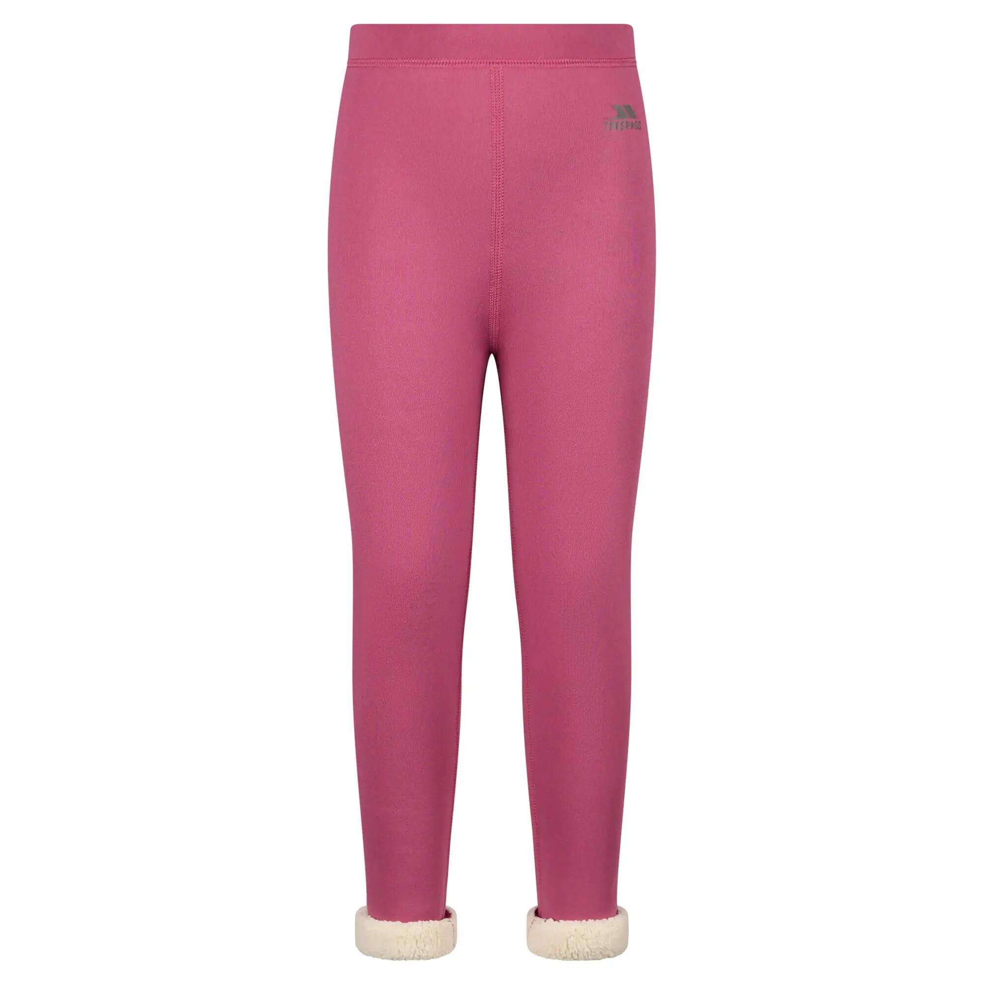 Legging Thermique Doublé De Sherpa FUZZY Enfant (Rose) 3/4