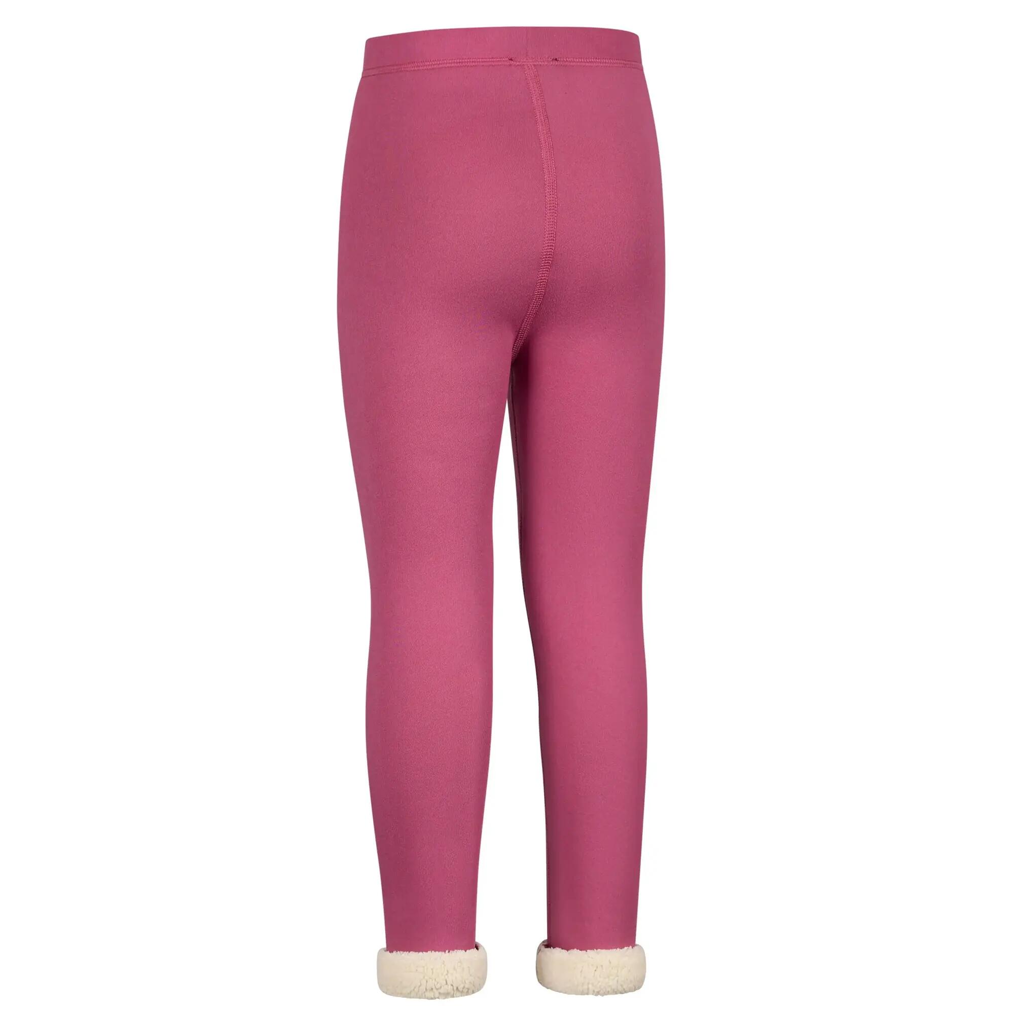 Legging Thermique Doublé De Sherpa FUZZY Enfant (Rose) 2/4
