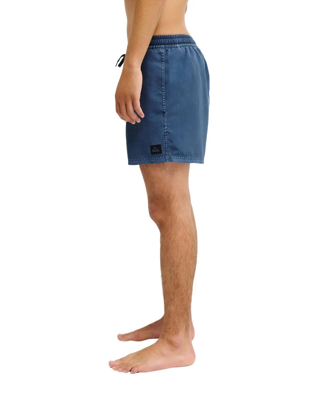Short de bain EVERYDAY SURFWASH VOLLEY 15" Bleu Homme 3/4