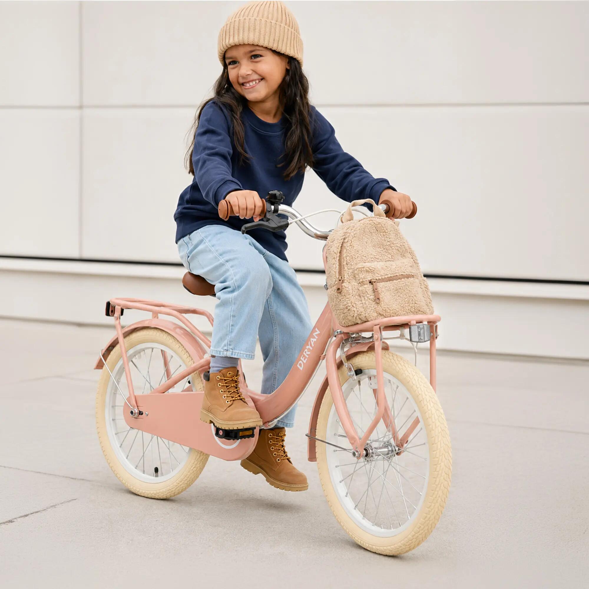 Vélo Enfant Deryan Liv 18 pouces - Guidon et Selle Réglables - Rose 8/9