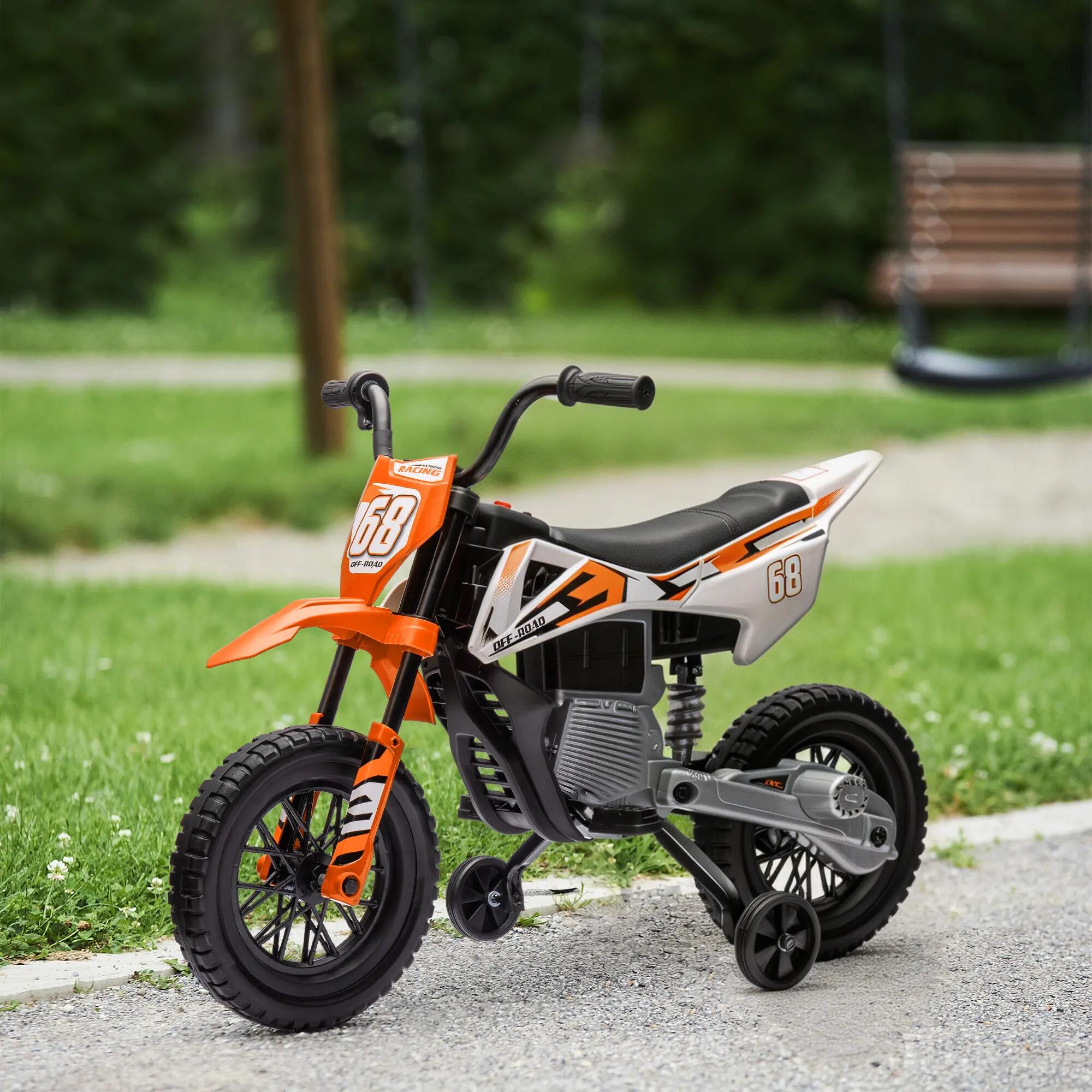 Moto Eléctrica Infantil AIYAPLAY 109.5x60x72.5 cm Naranja 2/4
