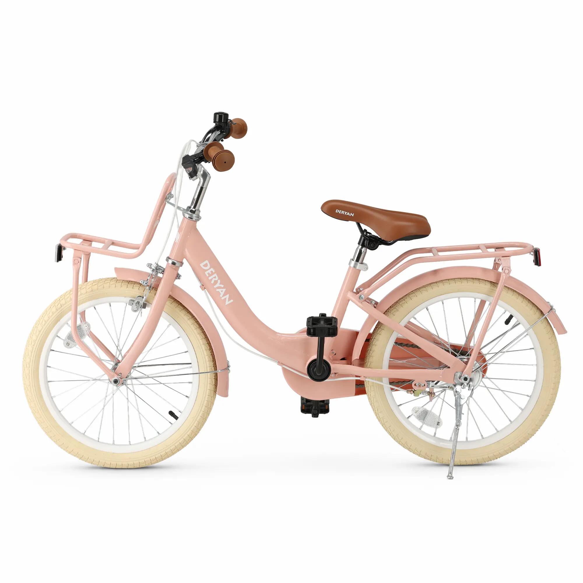 Vélo Enfant Deryan Liv 18 pouces - Guidon et Selle Réglables - Rose 2/9