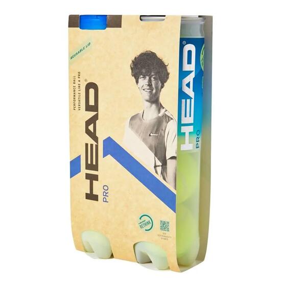 X8 Balles de Tennis Jaune Head Pro Performance