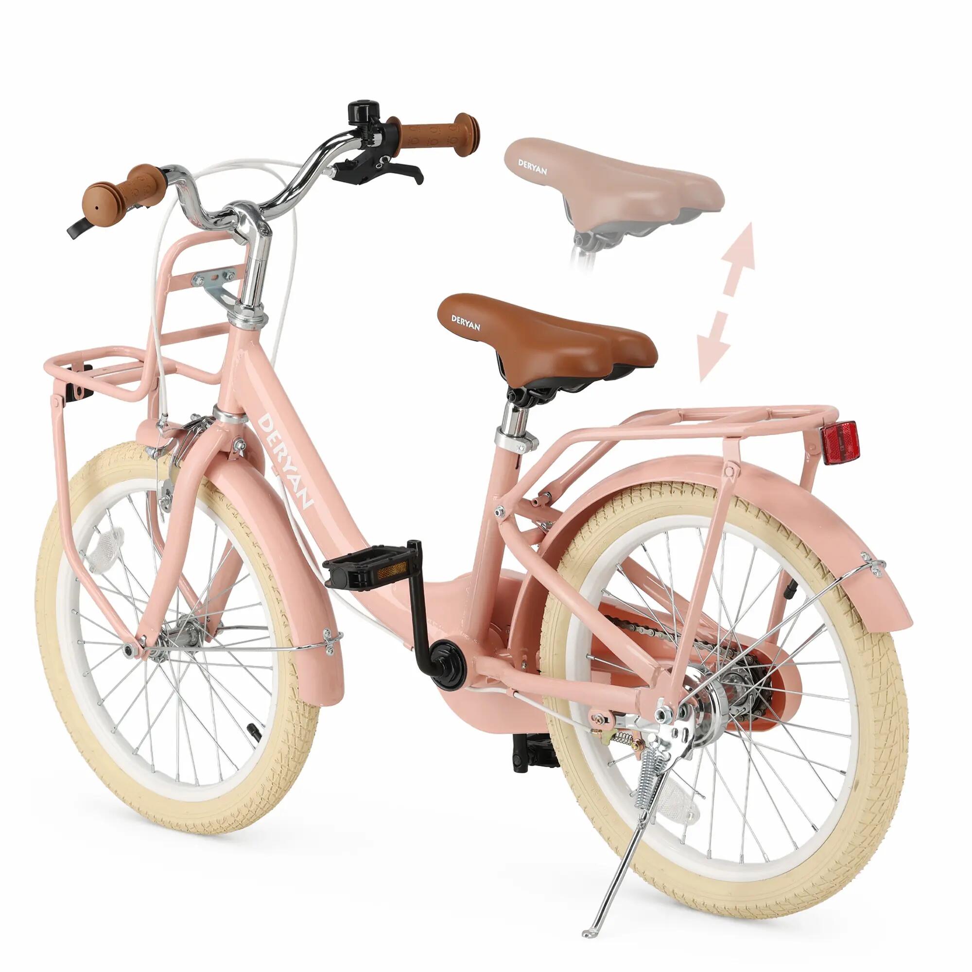 Bicicleta de Criança Deryan Liv 20 polegadas - Guiador e Selim Ajustáveis - Rosa 5/8