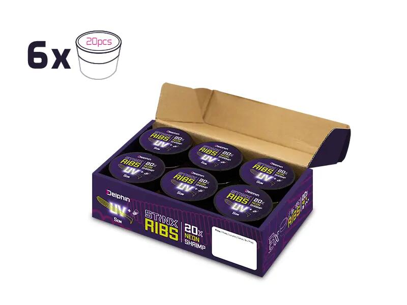 Soft shad B! StinxRIBS Shrimp / 20 pz 5/5