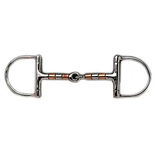 Morda para cavalo inglês com argolas em D e bocal de cobre Sefton 1/1