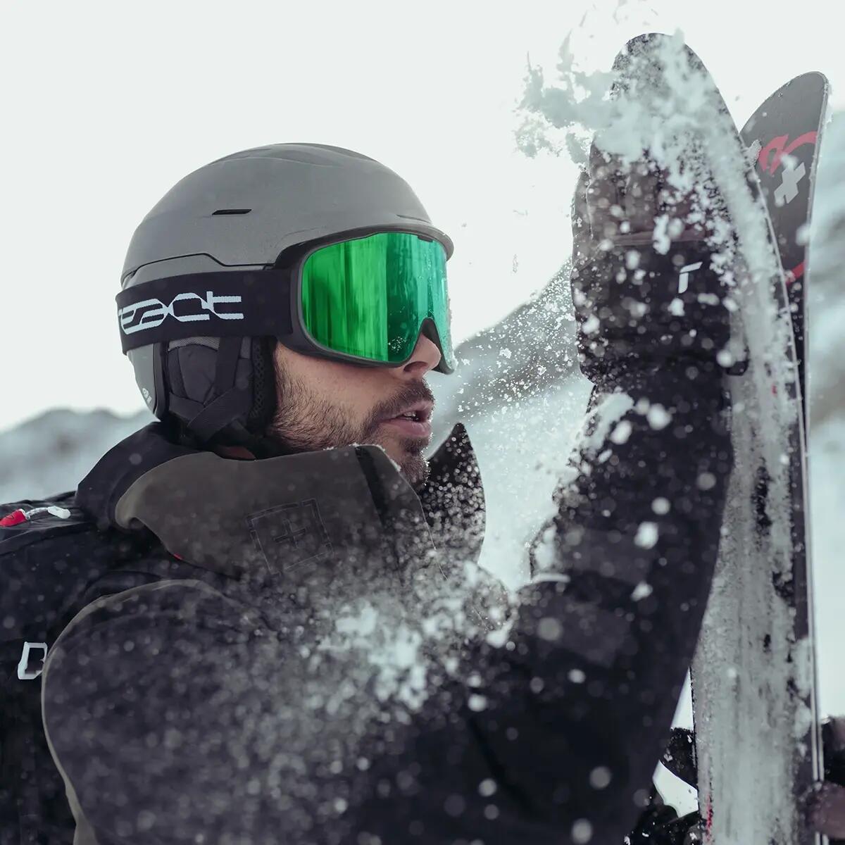 Ochelari ski electrofotocromatici React Swiss Sight 2.0 - neon/negru 3/3