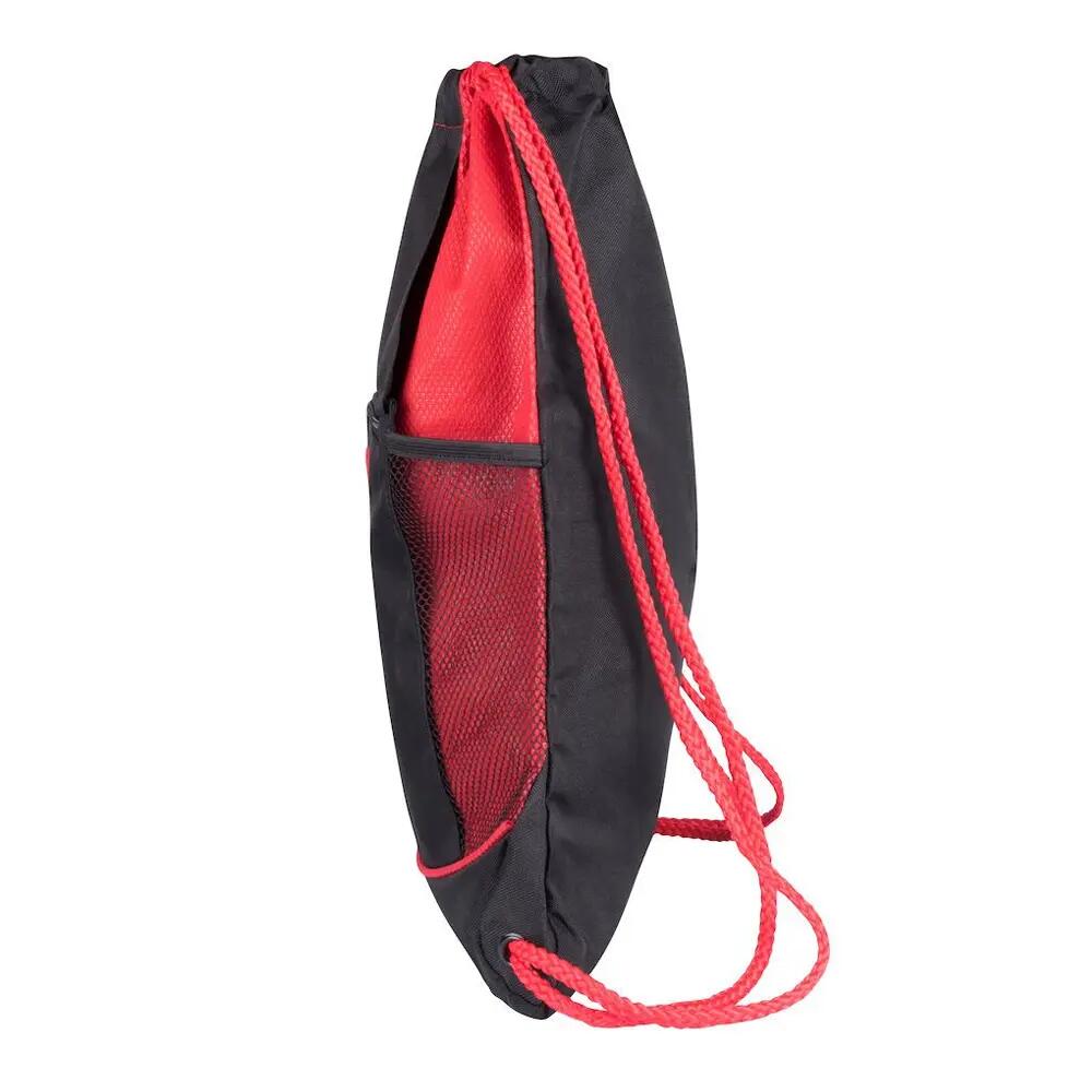 Mochila de Cuerdas Diseño Dos Tonos de Poliéster 10L Rojo 4/4
