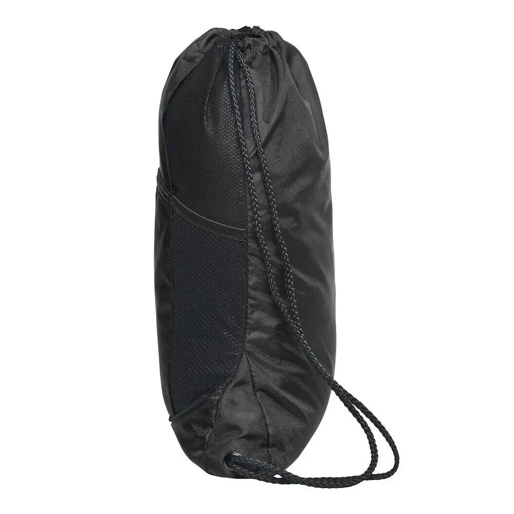 Two Tone Polyester 10L Drawstring Bag (Black) 4/4