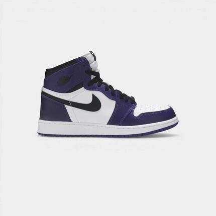 Air Jordan 1 Retro High Court Purple White (GS)