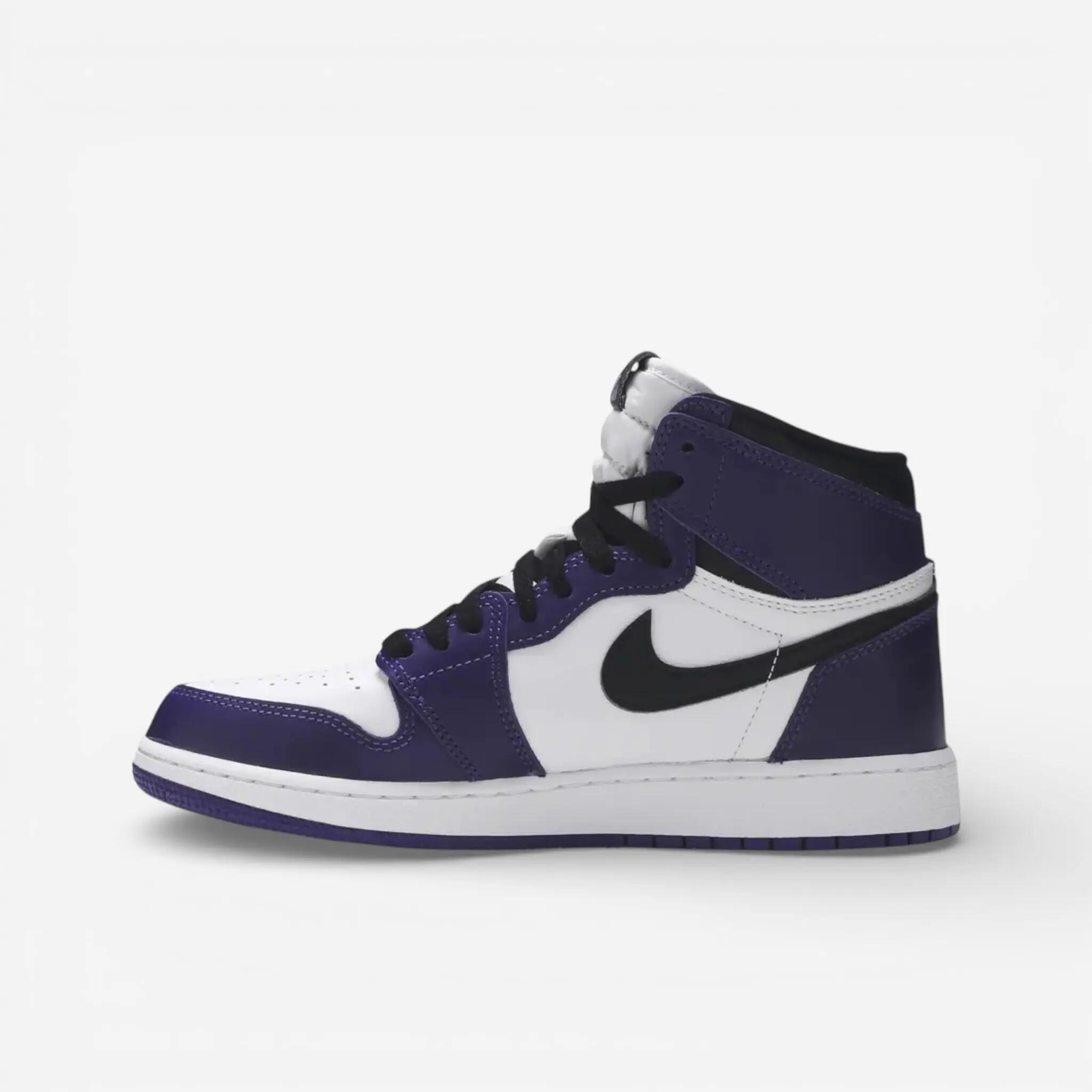 Air Jordan 1 Retro High Court Purple White (GS) 2/4