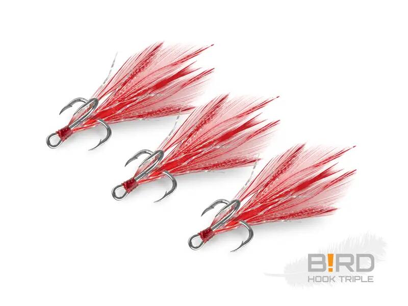 B!RD Hook TRIPLE | plumes rouges #10 2/2