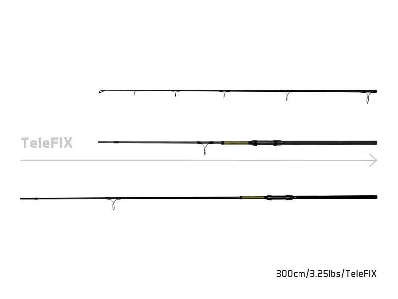 Canne carpe STALX | 270cm/2.75lbs/TeleFIX 4/7