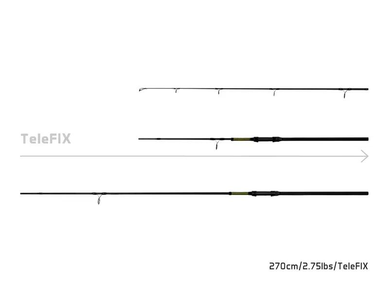 Canne carpe STALX | 270cm/2.75lbs/TeleFIX 2/7