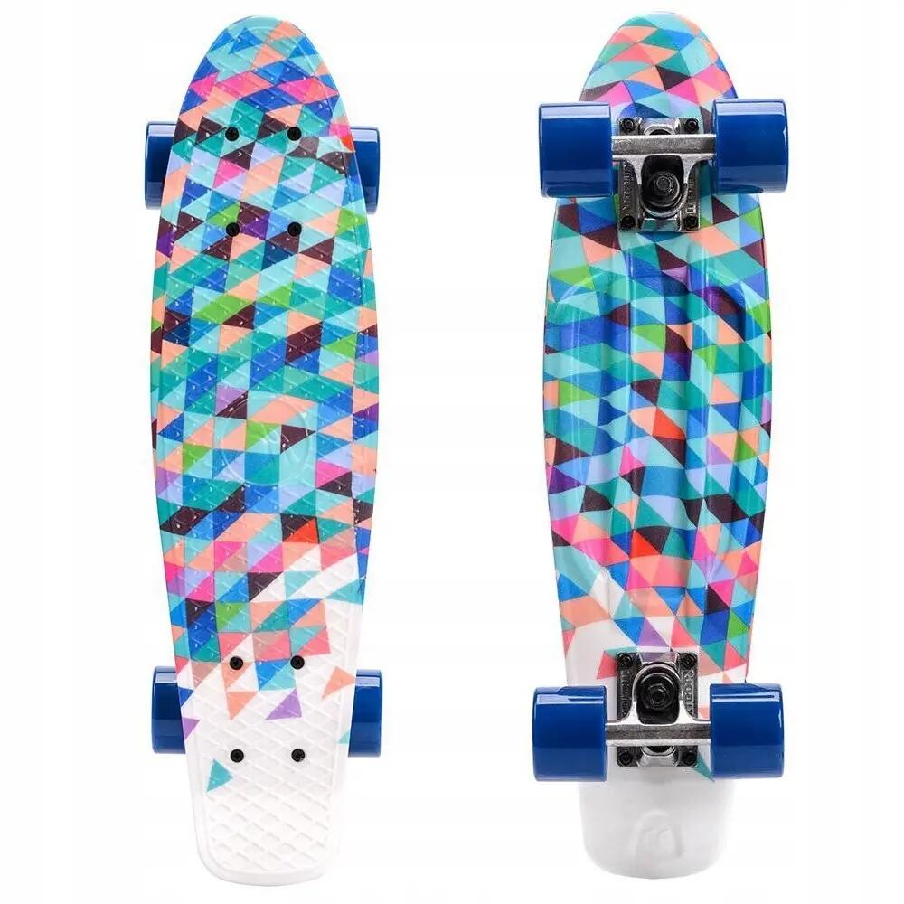Skate de Plástico Diseño Geométrico Multicolor 3/5