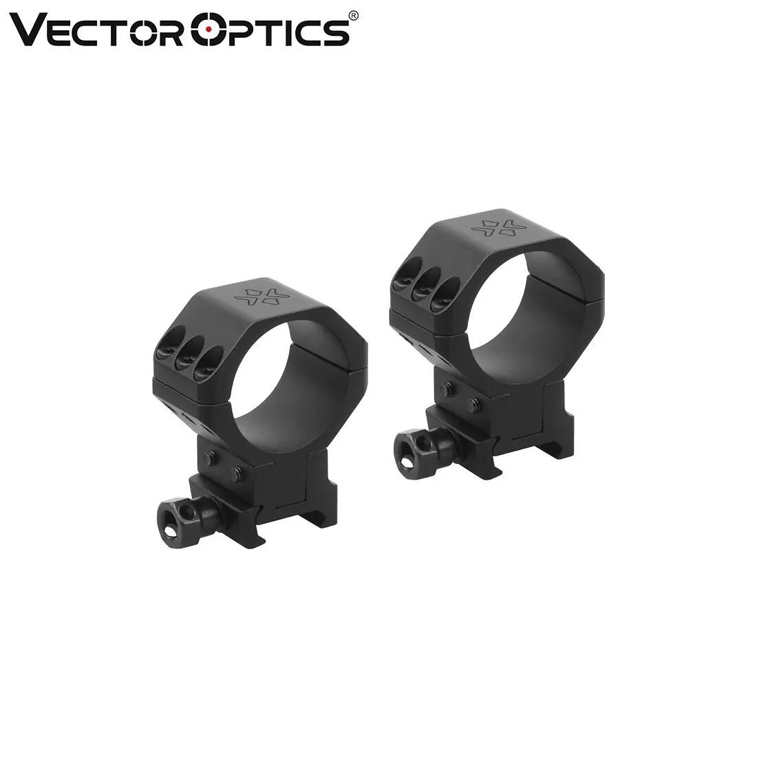 Montagens Vector Optics X-Accu 2Pcs 34mm Weaver/Picatinny Elevação Aju 2/4