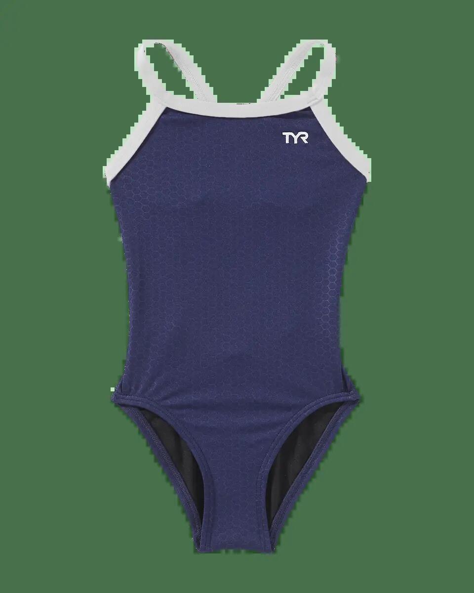 Costume bambina TYR Durafast Elite® Diamondfit Hexa 3/4
