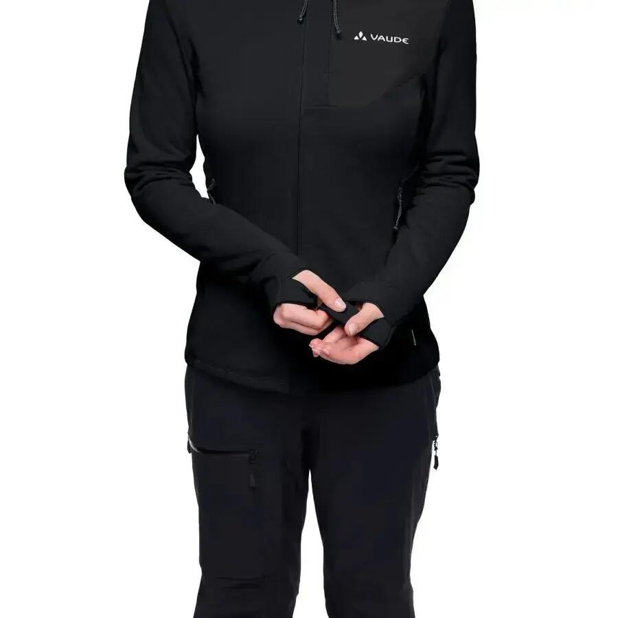 Tecido polar com capuz com fecho de correr para mulher VAUDE Monviso III 5/5