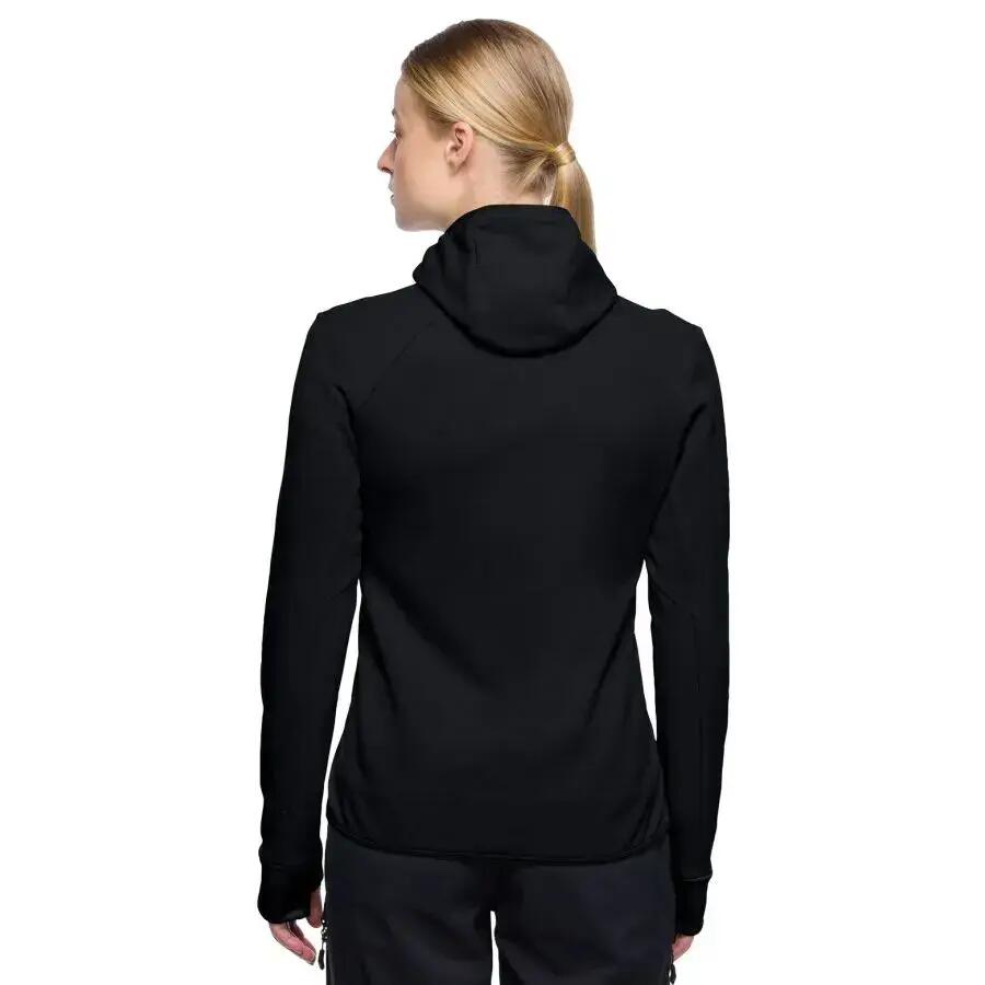 Tecido polar com capuz com fecho de correr para mulher VAUDE Monviso III 4/5