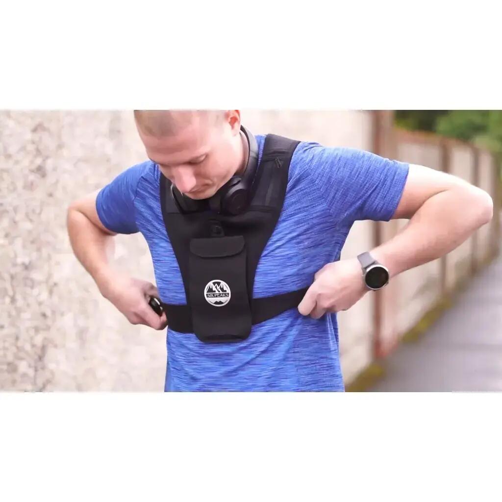 Gilet de running avec support pour téléphone Six Peaks 4/6
